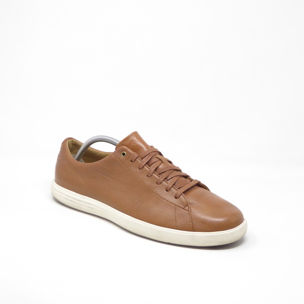 Cole Haan Grand Crosscourt Mens Sneakers Brown Leather Low Top C26521 9.5M